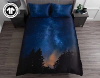Starlight Duvet Cover, Scenic, GOTS Certified, Blue,