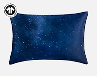 Starlight Pillow Sham, Scenic, GOTS Certified, Blue,