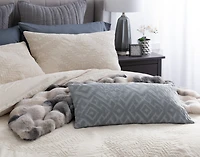 Marcona Duvet Cover, Cotton Set, Botanical, Beige,