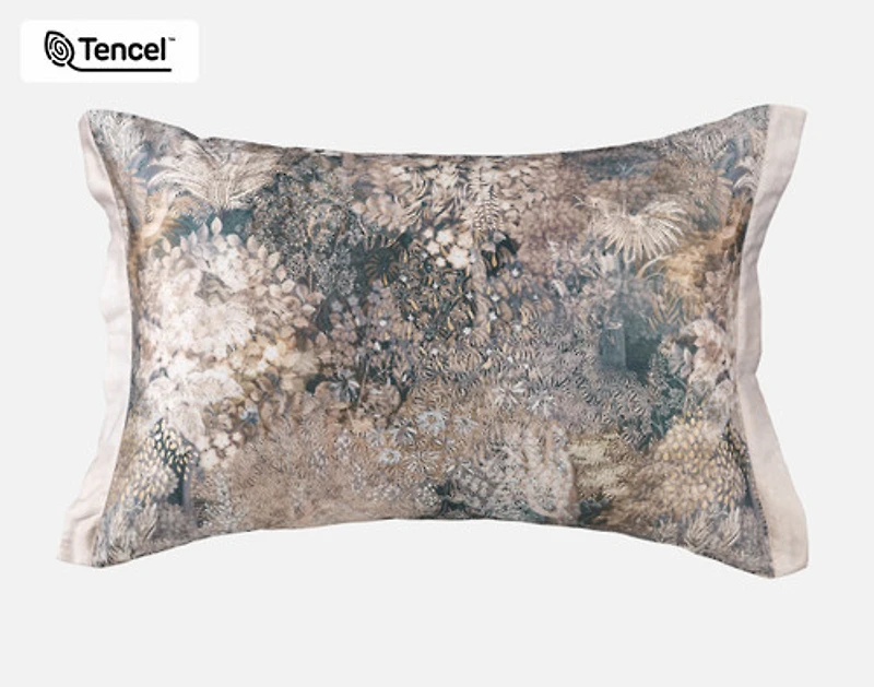 Captiva Pillow Sham, Botanical, Brown,