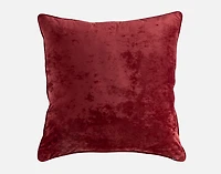 Laurentian Euro Sham, Botanical, Red, 26" x 26"