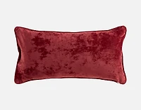 Laurentian Boudoir Pillow Cover, Botanical, Red, 24" x 12"