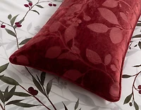 Laurentian Boudoir Pillow Cover, Botanical, Red, 24" x 12"
