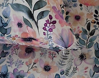 Emma Cotton Comforter Set, Floral,