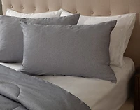 Perrin Cotton Comforter Set, Grey,