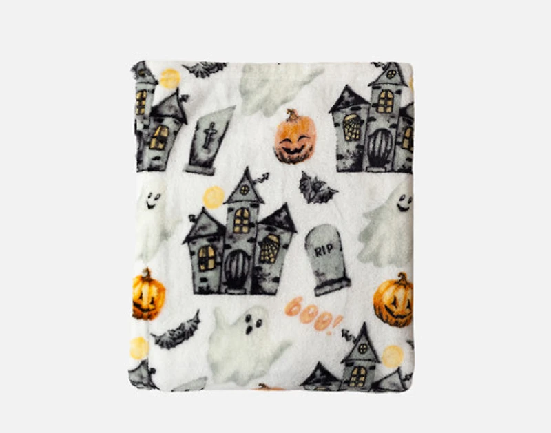 Halloween Fleece Throw