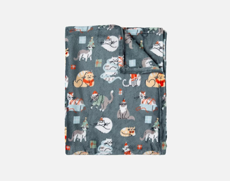 Holiday Fleece Throw