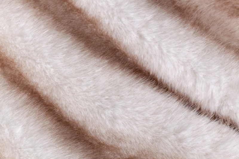 Tip Dyed Faux Fur Throw