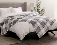 Plaid Cashmere Touch Fleece Blanket