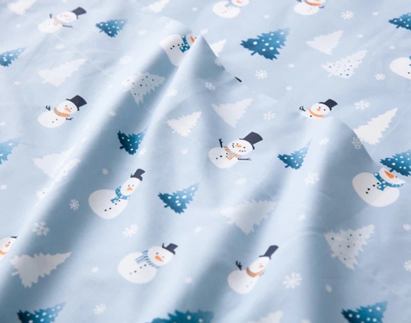 Holiday Cotton Percale Sheet Set
