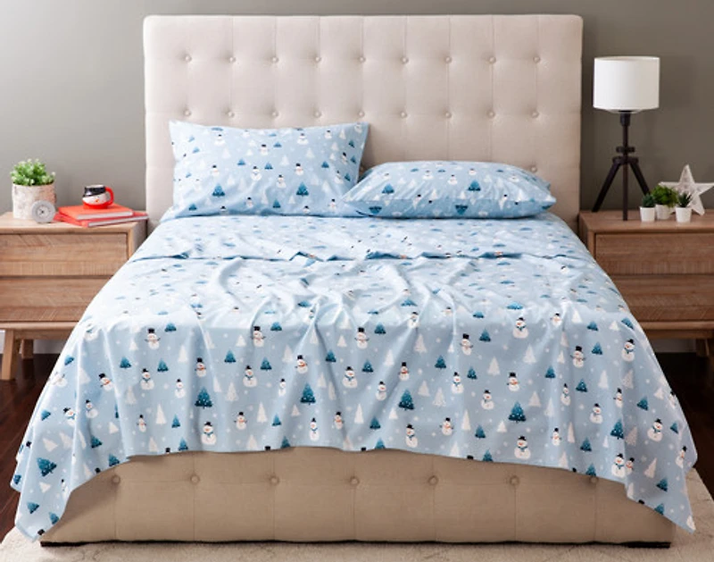Holiday Cotton Percale Sheet Set