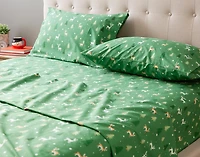 Holiday Cotton Percale Sheet Set