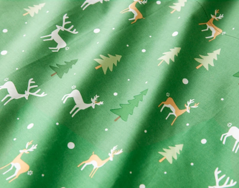 Holiday Cotton Percale Sheet Set