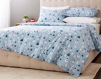 Holiday Cotton Percale Duvet Cover