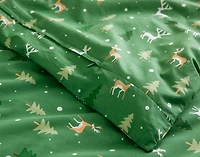 Holiday Cotton Percale Duvet Cover