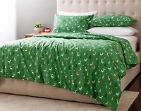 Holiday Cotton Percale Duvet Cover
