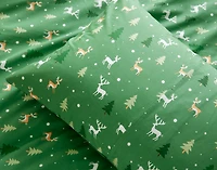 Holiday Cotton Percale Duvet Cover