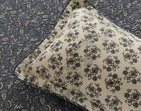 Mabel Cotton Quilt Set, Botanical, Blue,