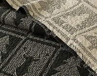 Deep Forest Cotton Quilt Set, Geometric, Green,