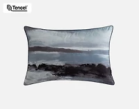 Stormy Pillow Sham, Scenic, Blue,