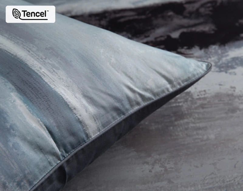 Stormy Pillow Sham, Scenic, Blue,