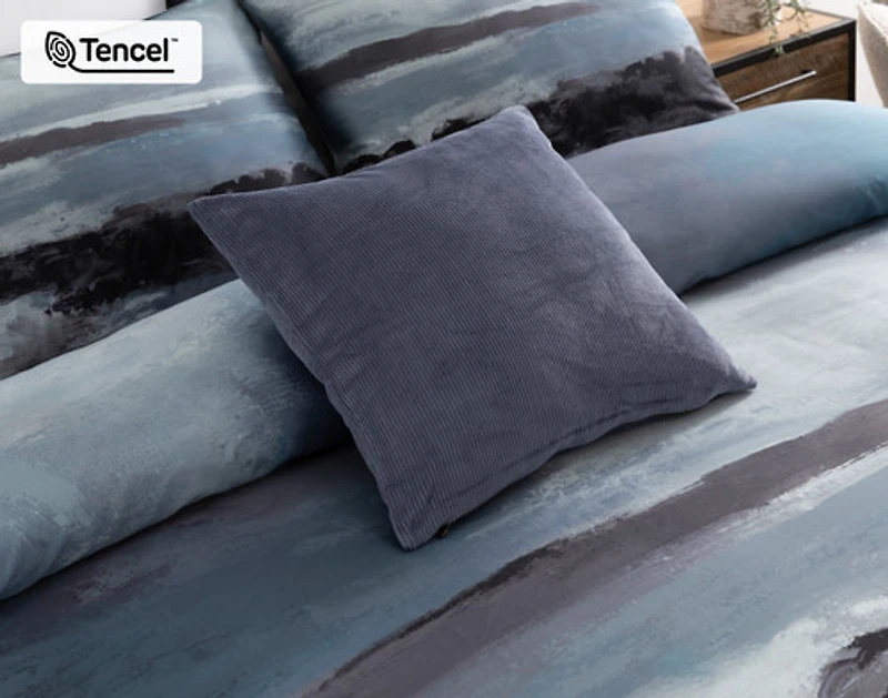 Stormy Square Cushion Cover, Grey, 18" x 18"