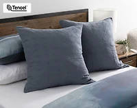 Stormy Euro Sham, Grey, 26" x 26"