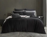 Raven Duvet Cover, TENCEL Lyocell, Black,
