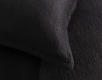 Raven Pillow Sham, Black,