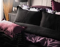 Raven Pillow Sham, Black,