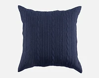 Kye Euro Sham, Blue, 26" x 26"