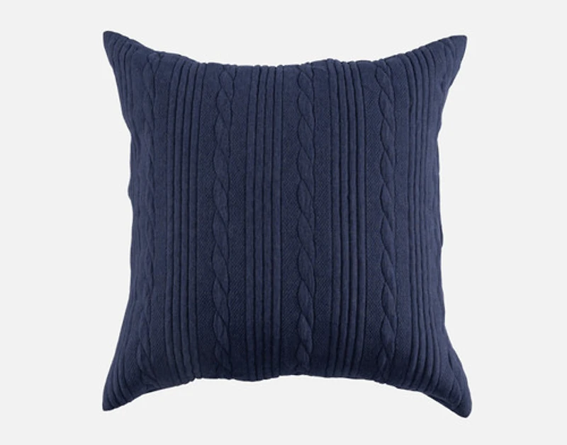 Kye Euro Sham, Blue, 26" x 26"