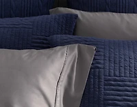 Kye Euro Sham, Blue, 26" x 26"