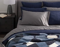 Kye Euro Sham, Blue, 26" x 26"