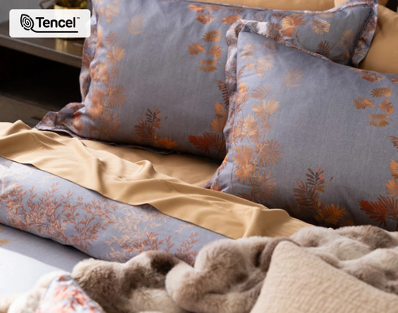 Wynwood Pillow Sham, Botanical, Brown,