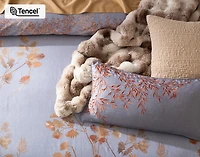 Wynwood Boudoir Pillow Cover, Botanical, Orange, 24" x 12"