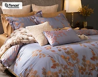 Wynwood Boudoir Pillow Cover, Botanical, Orange, 24" x 12"