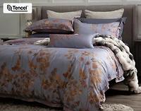 Wynwood Boudoir Pillow Cover, Botanical, Orange, 24" x 12"