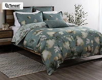 Appalachia Duvet Cover, TENCEL Lyocell, Botanical, Green,