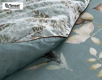 Appalachia Duvet Cover, TENCEL Lyocell, Botanical, Green,