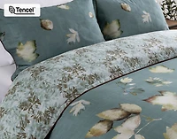 Appalachia Duvet Cover, TENCEL Lyocell, Botanical, Green,