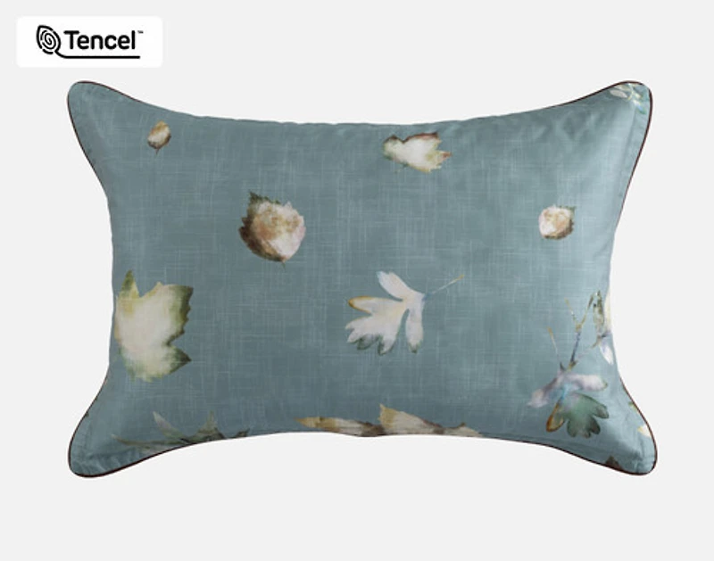 Appalachia Pillow Sham, Botanical, Green,