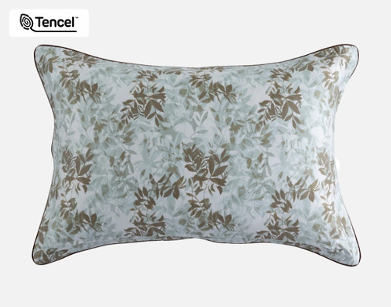 Appalachia Pillow Sham, Botanical, Green,