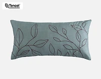 Appalachia Boudoir Pillow Cover, Botanical, Green, 24" x 12"