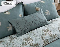 Appalachia Boudoir Pillow Cover, Botanical, Green, 24" x 12"