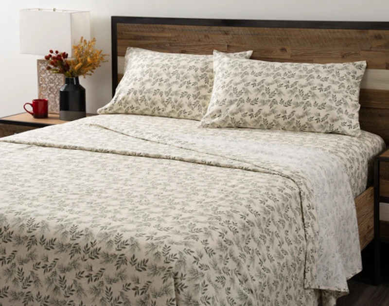 Organic Cotton Flannel Sheet Set - Wildwood Forest