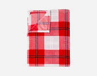 Plaid Fleece Throw