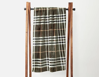 Plaid Fleece Throw