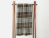 Plaid Fleece Throw