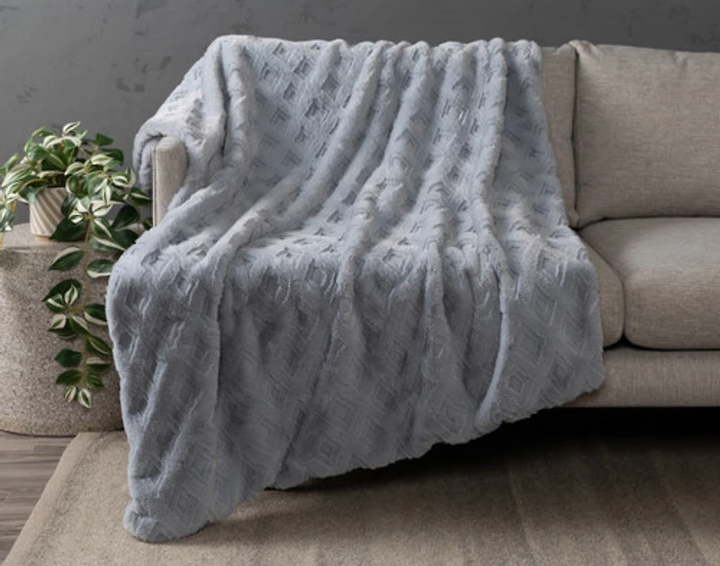 Geo Etched Throw